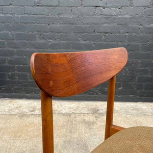 Set of 4 Mid-Century Modern Sculpted Teak Dining Chairs, c.1960’s