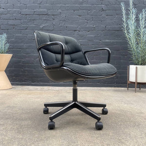 Vintage Charles Pollock Office Swivel Lounge Chair, c.1980’s