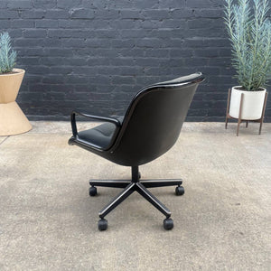Vintage Charles Pollock Office Swivel Lounge Chair, c.1980’s