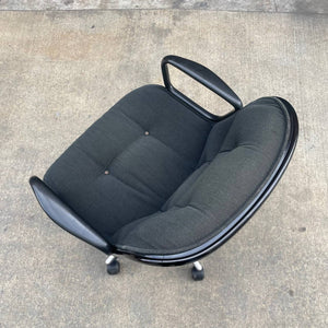 Vintage Charles Pollock Office Swivel Lounge Chair, c.1980’s