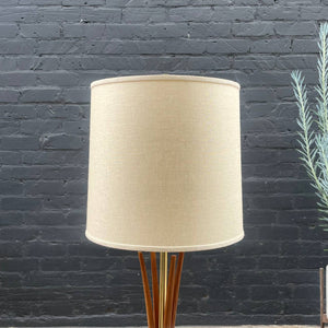 Mid-Century Modern Sculpted Walnut Floor Lamp, c.1960’s