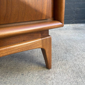 Mid-Century Modern Walnut Night Stand with Diamond Front, c.1960’s