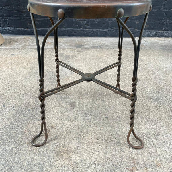 Set of 4 Vintage Metal Dining Chairs