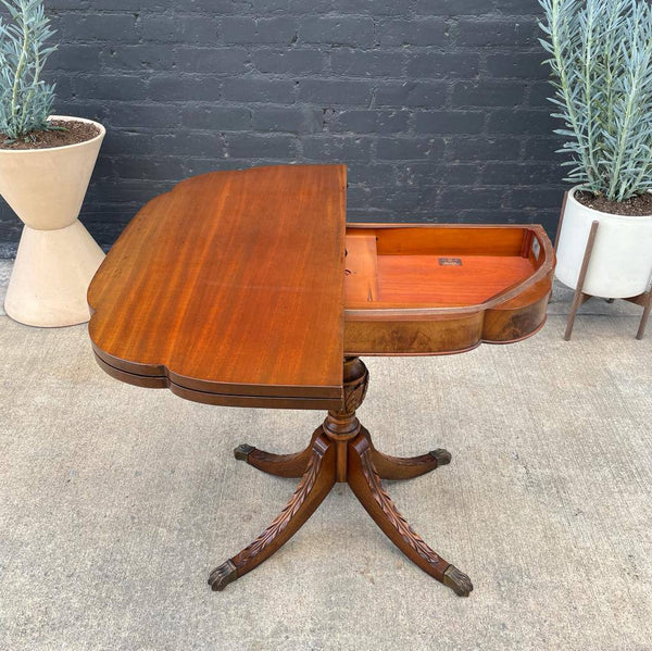 Antique Federal Style Expanding Folding Table, c.1950’s