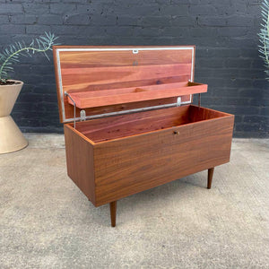 Mid-Century Modern Walnut Trunk Chest by Lane Furniture, c.1960’s