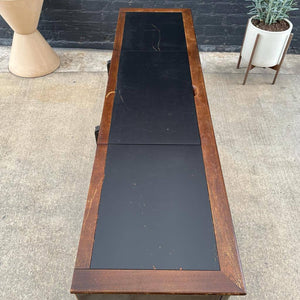 Mid-Century Modern Walnut Stereo Console Table, c.1960’s