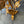 Pair of Italian Gilded Metal Floral Wall Candle Holder Sconces