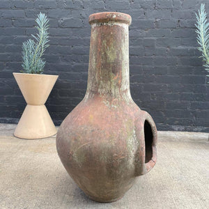 Vintage Terracotta Firepit Chimney