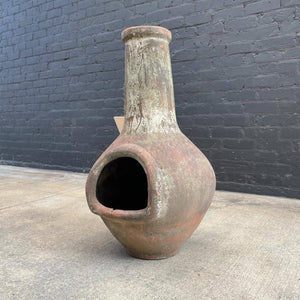 Vintage Terracotta Firepit Chimney