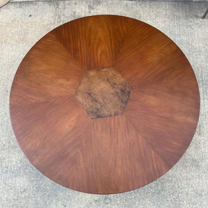 Mid-Century Modern Walnut Coffee Table with Inlaid Wood, c.1960’s