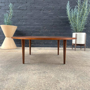 Mid-Century Modern Walnut Coffee Table with Inlaid Wood, c.1960’s