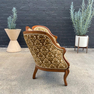 Vintage Victorian Style Love Seat Sofa, c.1960’s