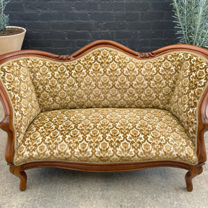 Vintage Victorian Style Love Seat Sofa, c.1960’s