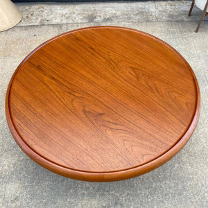 Danish Modern Teak Round Coffee Table, c.1960’s