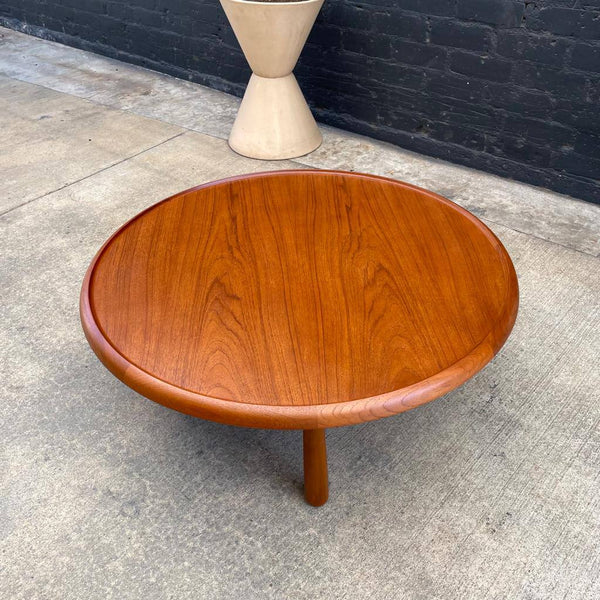 Danish Modern Teak Round Coffee Table, c.1960’s