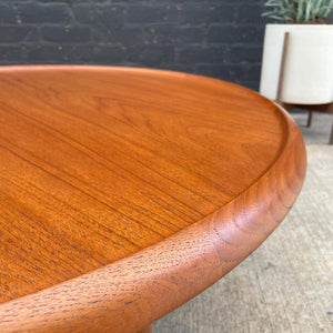 Danish Modern Teak Round Coffee Table, c.1960’s