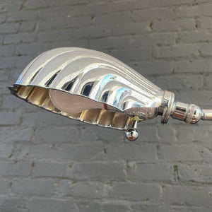 Pair of Vintage Chrome Adjustable Table Lamps, c.1980’s