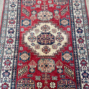 Vintage Oriental Hand Woven Wool Rug Carpet