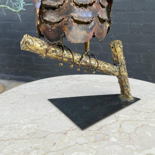 Vintage Brutalist Style Owl Sculpture, c.1960’s