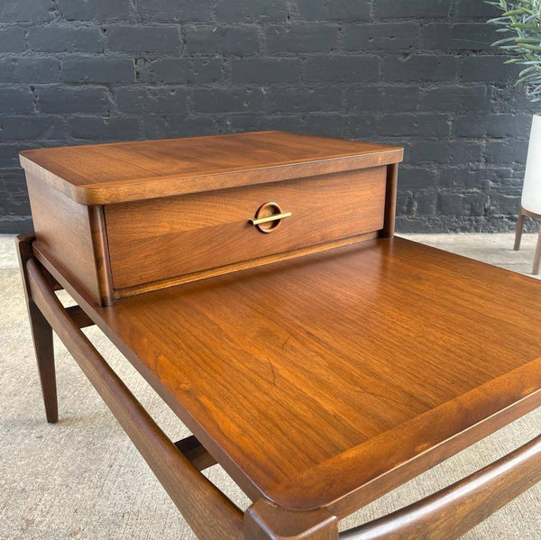 Pair of Mid-Century Modern Walnut Side Tables by Bassett Furniture, c.1960’s