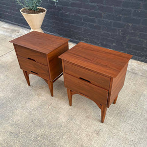 Pair of Mid-Century Modern Walnut Night Stands, c.1960’s