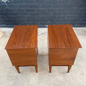 Pair of Mid-Century Modern Walnut Night Stands, c.1960’s