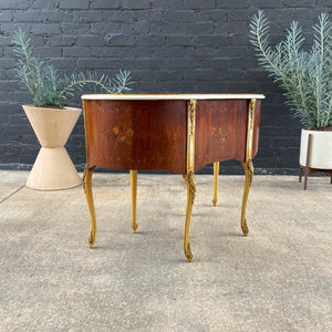French Style Louis XV Writing Desk with Desk Chair, c.1940’s