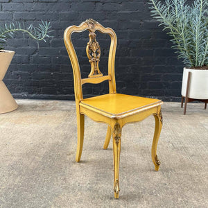 French Style Louis XV Writing Desk with Desk Chair, c.1940’s