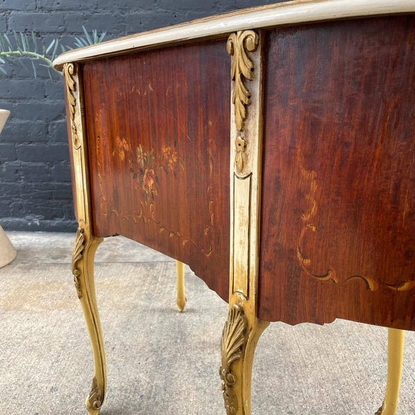 French Style Louis XV Writing Desk with Desk Chair, c.1940’s