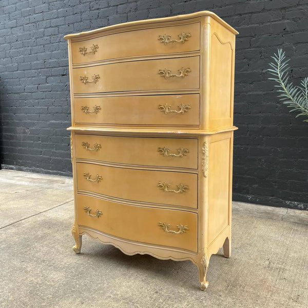 Vintage French Provincial Highboy Dresser, 1960’s