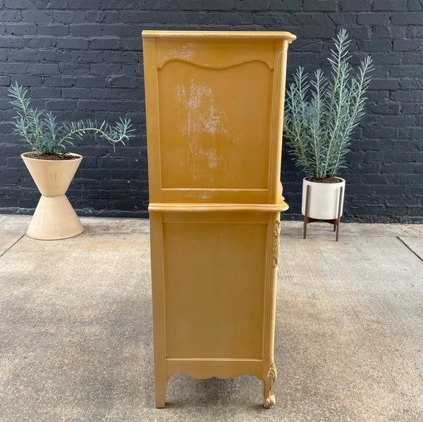 Vintage French Provincial Highboy Dresser, 1960’s