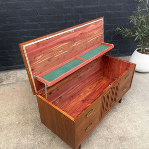 Mid-Century Modern Walnut Trunk Chest by Lane, c.1960’s