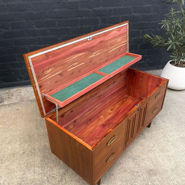 Mid-Century Modern Walnut Trunk Chest by Lane, c.1960’s
