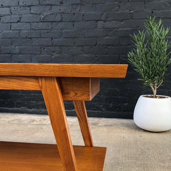Mid-Century Modern Console Table with Integrated Planter Stands by Lane Furniture, c.1960’s