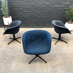 Original Vintage Herman Miller Swivel Lounge Chairs