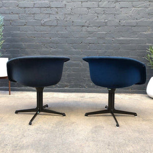 Original Vintage Herman Miller Swivel Lounge Chairs