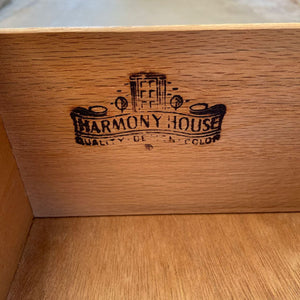 Mid-Century Modern Walnut Highboy Chest of Drawers by Harmony House, c.1960’s