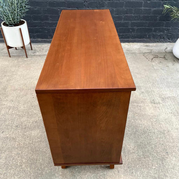 Mid-Century Modern Walnut Bookcase with Glass Doors, c.1960’s