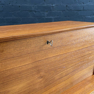 Danish Modern Teak Drop-Leaf Secretary Desk, c.1960’s
