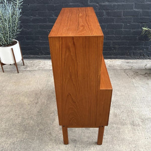 Danish Modern Teak Drop-Leaf Secretary Desk, c.1960’s