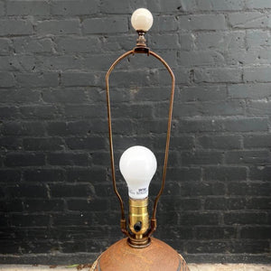 Mid-Century Modern Ceramic Terracotta Table Lamp, 1960’s