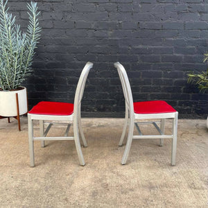 Set of 4 Vintage Aluminum Dining Chairs