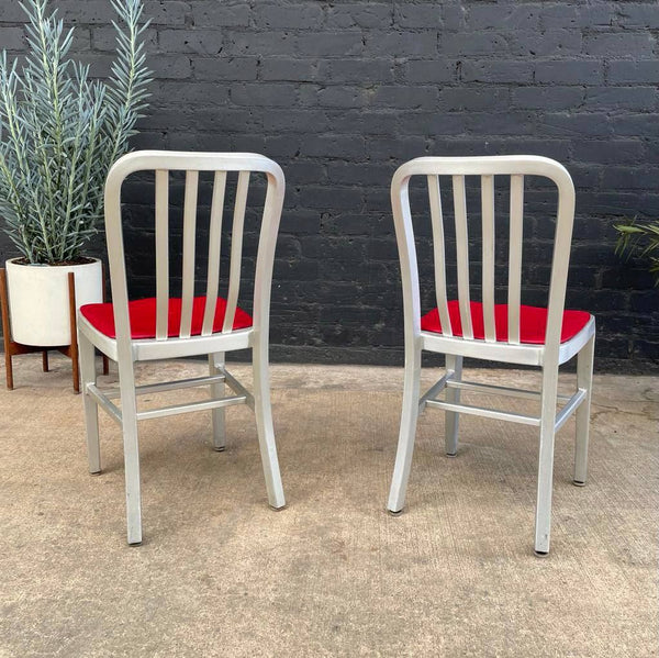 Set of 4 Vintage Aluminum Dining Chairs