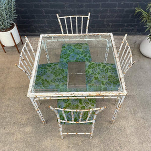 Vintage Bamboo Style Patio Set