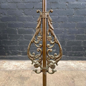 Vintage Antique Bronze Floor Lamp, c.1930’s