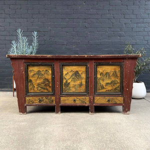 Chinese Hand Painted Credenza Buffet, c.1960’s