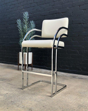 Mid-Century Modern. Milo Baughman Style Bar Stool