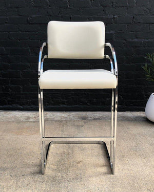 Mid-Century Modern. Milo Baughman Style Bar Stool