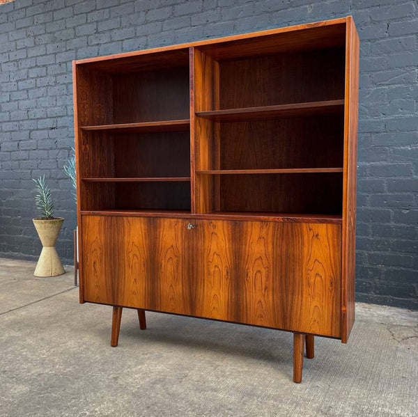 Danish Modern Brazilian Rosewood Bookcase by Carlo Jensen, 1960’s