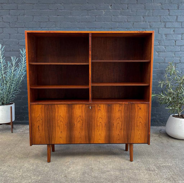 Danish Modern Brazilian Rosewood Bookcase by Carlo Jensen, 1960’s